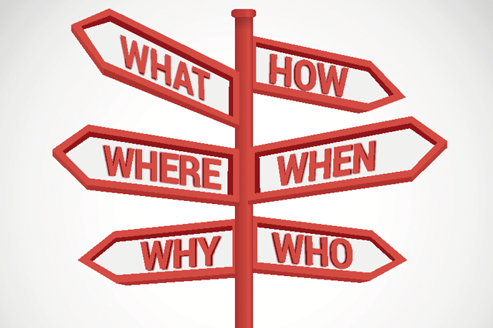 Cartel rojo de direcciones